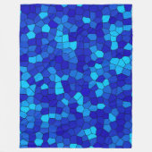 Blau Fleecedecke (Vorderseite)