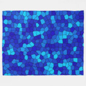 Blau Fleecedecke (Vorderseite (Horizontal))