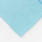 Blau Fleecedecke (Ecke)