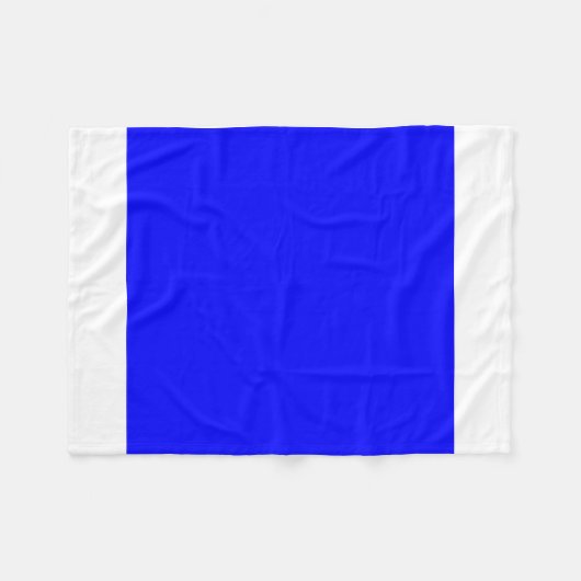 Blau Fleecedecke (Vorderseite (Horizontal))