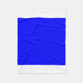 Blau Fleecedecke (Vorderseite)