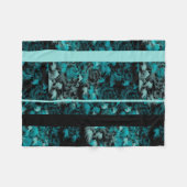 Blau Fleecedecke (Vorderseite (Horizontal))