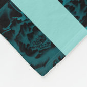 Blau Fleecedecke (Ecke)