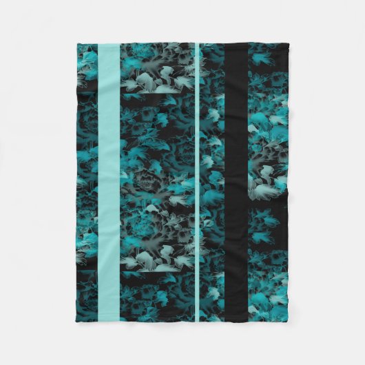 Blau Fleecedecke (Vorderseite)