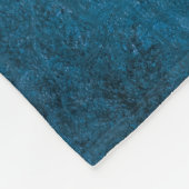 Blau Fleecedecke (Ecke)