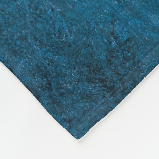 Blau Fleecedecke (Ecke)