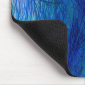 Blau funkt Mausunterlage Mousepad (Ecke)