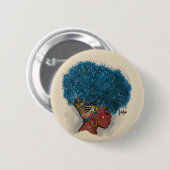 Blau für Knöpfe Button (Vorne & Hinten)