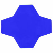 Blau Fußball (Flach)