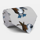 Blau-Füßiger Dummkopf-Vogel: Ursprüngliche Kunst, Krawatte (Gerollt)