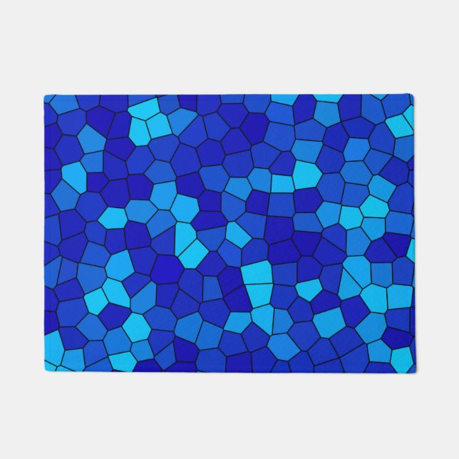 BLAU FUßMATTE (Vorderseite)