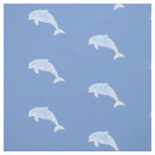 Blau gealterte Effektdelphine Stoff (Muster)