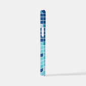 blau, gefliest, mosaik iPhone hülle (Rechte Seite)