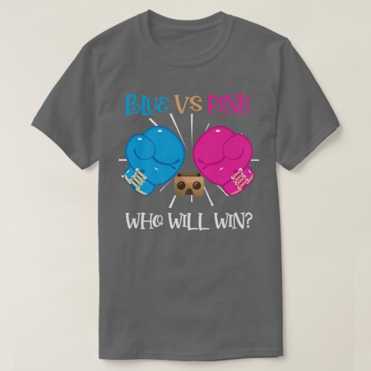 Blau gegen rosa Geschlechtsverkehr - Party ideal T-Shirt (Design vorne)