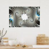 blau geknallt poster (Küche)