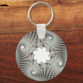 blau geknallt schlüsselanhänger (Vorderseite)