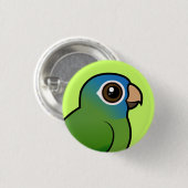 Blau-gekröntes Conure Button (Vorne & Hinten)