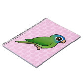 Blau-gekröntes Conure Notizblock (Linke Seite)