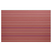 Blau, Gelb, Beige und Dunkelrotes Muster Stoff (Fat Quarter (45,7 x 55,9 cm))