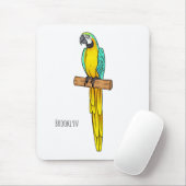 Blau-Gelb-Cartoon Mousepad (Mit Mouse)