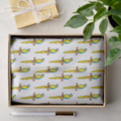 Blau-Gelb-Cartoon Seidenpapier (Geschenk)