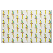 Blau-Gelb-Cartoon Stoff (Fat Quarter (45,7 x 55,9 cm))