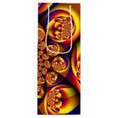 Blau, Gelb, Goldmini Geschenktüte Für Weinflaschen (Vorderseite)