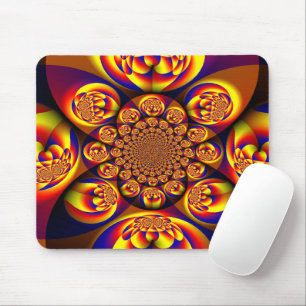 Blau, Gelb, Goldmini Mousepad