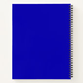 Blau, Gelb, Goldmini Notizblock (Rückseite)