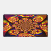 Blau, Gelb, Goldmini Schreibtischunterlage (Vorderseite)