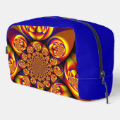 Blau, Gelb, Goldmini Waschbeutel (Rechte Ecke)