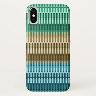 Blau-Gelb Grün Stilvoll Modernes Abstraktes Muster Case-Mate iPhone Hülle