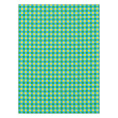 Blau-Gelb-Karo Kariertes Muster Tischdecke (Vorderseite)
