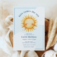 Blau gelb kommt hier die Son Boy Baby Dusche