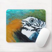 Blau-Gelb-Maca0 Mousepad (Mit Mouse)