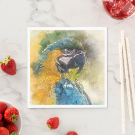 Blau-Gelb-Maca (Ara ararauna) Serviette
