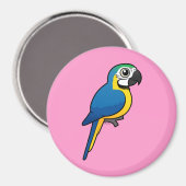 Blau-Gelb-Maca Magnet (Vorderseite/Rückseite)