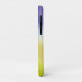 Blau gelb mit Namen Case-Mate iPhone Hülle (Hinten/Links)