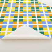 Blau-Gelb-Orange Sherpadecke (3/4)