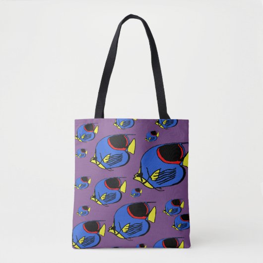 Blau, Gelb und Rot Tasche (Vorderseite)