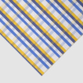 Blau, Gelb und Weiß Seidenpapier (Detail)