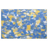 Blau, Gelb und Weiß Stoff (Fat Quarter (45,7 x 55,9 cm))