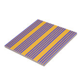Blau-gelbe Fünf-Streifen-Muster Fliese (Seite)