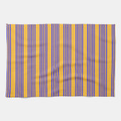 Blau-gelbe Fünf-Streifen-Muster Geschirrtuch (Horizontal)