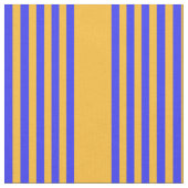 Blau-gelbe Fünf-Streifen-Muster Stoff (Nahaufnahme)