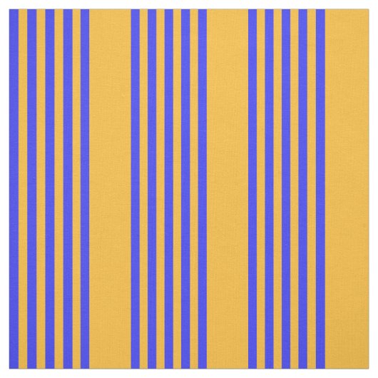 Blau-gelbe Fünf-Streifen-Muster Stoff (Muster)