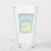 Blau-Gelbe Gefärbte Krawatte Glas (Rückseite)