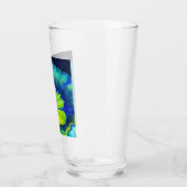 Blau-Gelbe Gefärbte Krawatte Glas (Links)