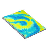 Blau-Gelbe Gefärbte Krawatte Notizblock (Rechte Seite)