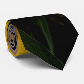 Blau-Gelbe Iris-Krawatte Krawatte (Gerollt)